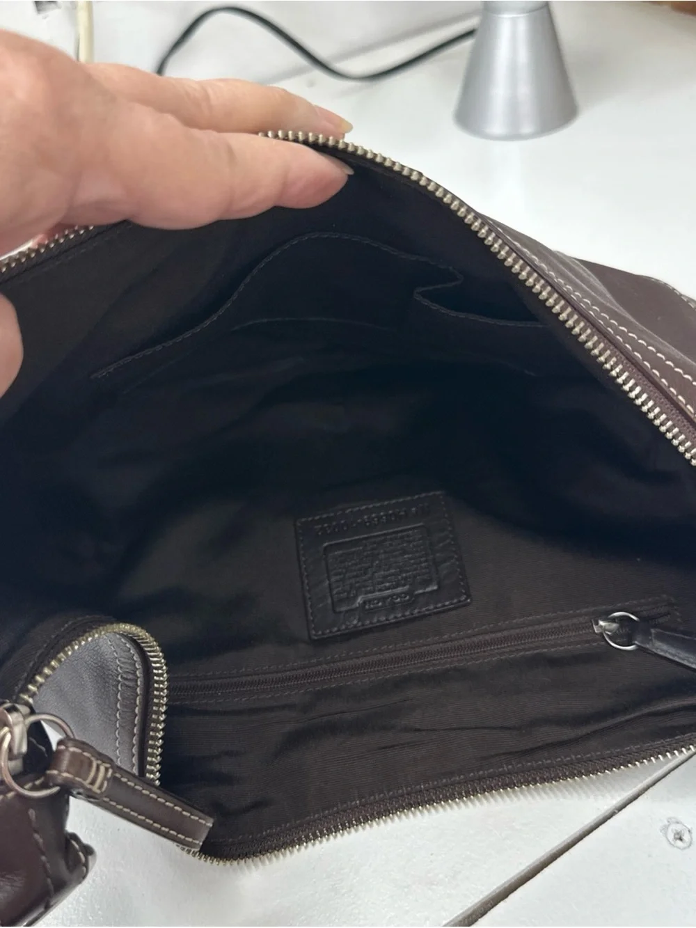 Coach Soho Vintage Hobo Bag Chocolate Brown Leather